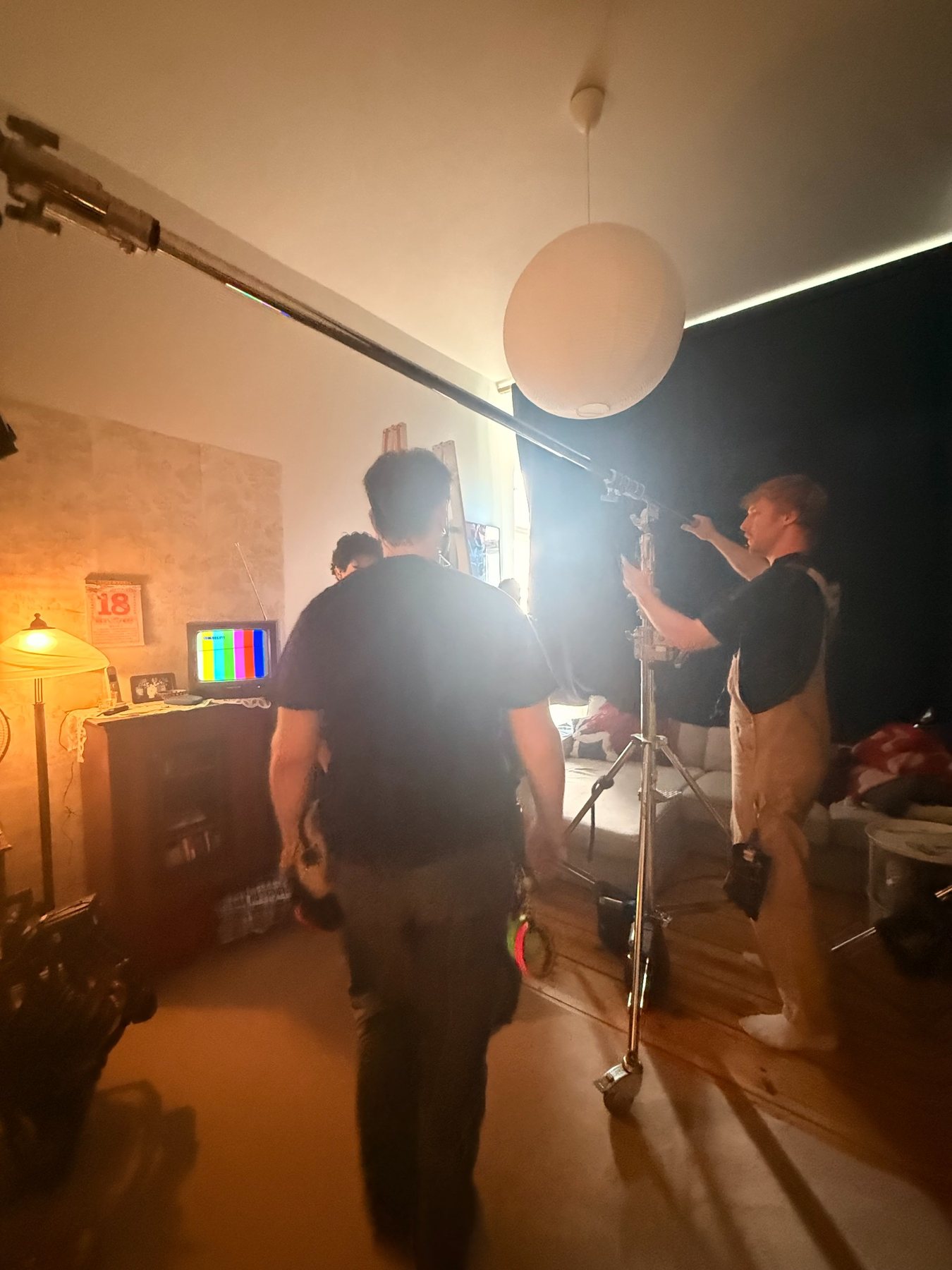 ARRI cinema camera on set